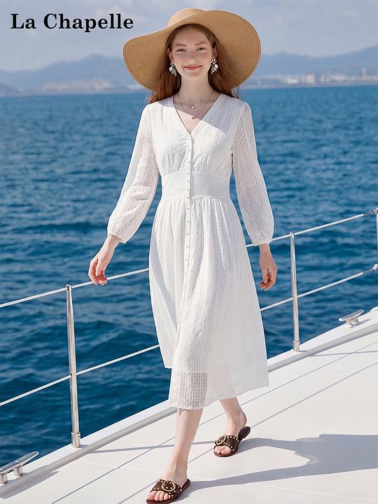 39得一条拉夏贝尔连衣裙白月光 - 折送网