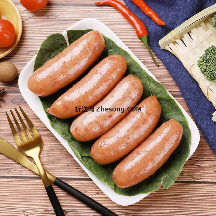 林饱饱原味/黑胡椒味火山石烤肠拍4件共到手40根 24.40元 - 折送网