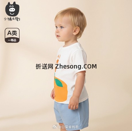 小猪大卫夏纯棉童装 39.7元 - 折送网