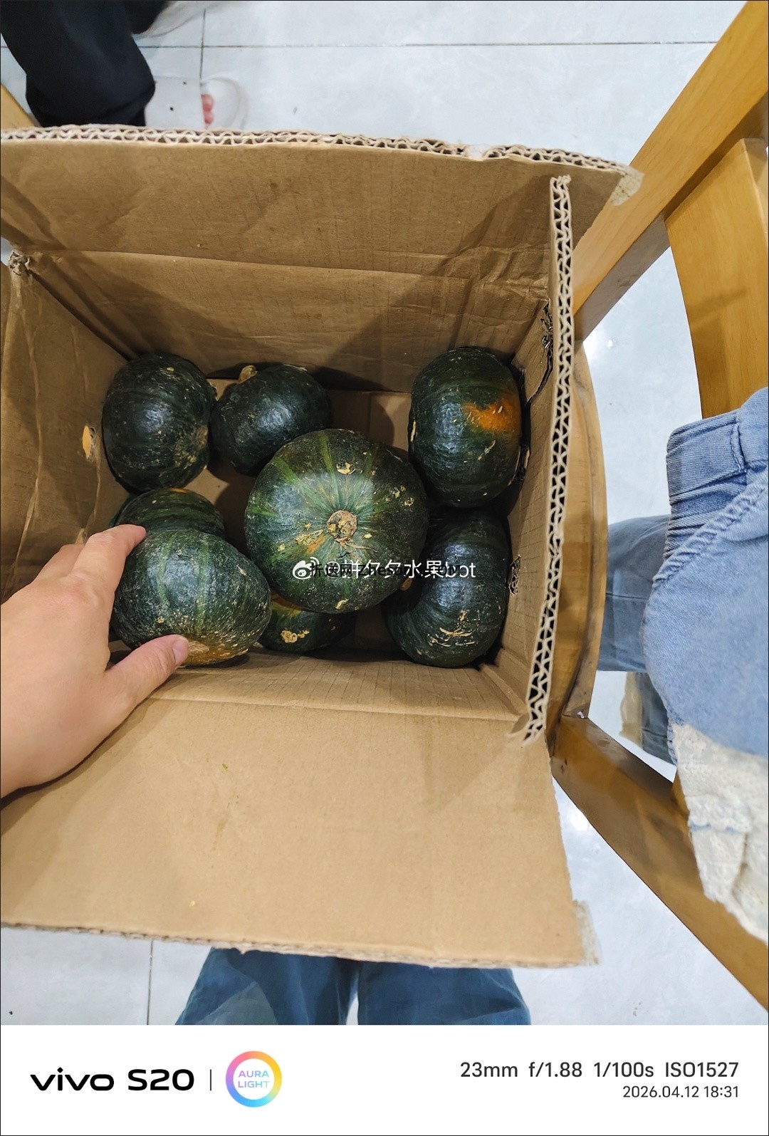 贝贝南瓜5斤带箱 8.9元 - 折送网