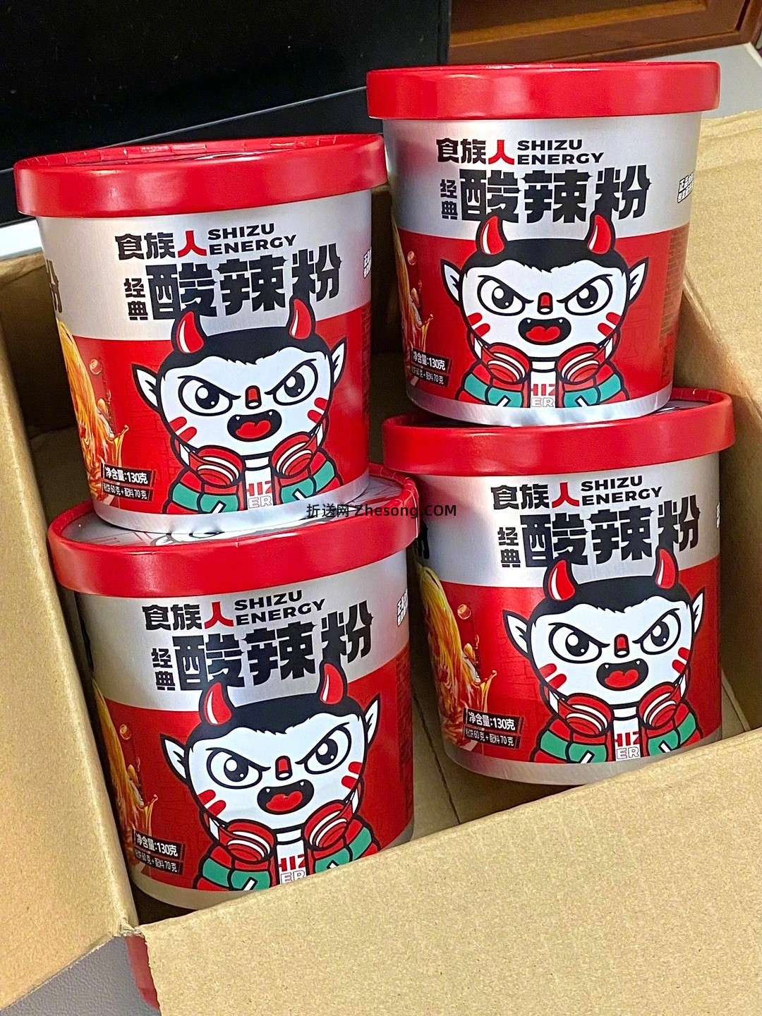 食族人酸辣粉3元一桶 - 折送网