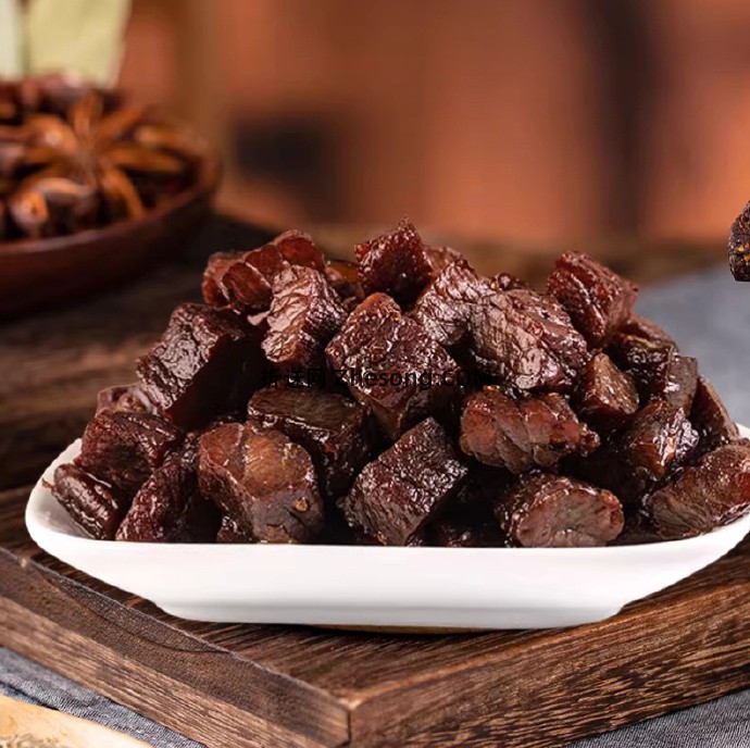 1号牧场风干牛肉干500g 牛肉条+牛肉块组合 100%原切真牛肉 越嚼越香 包邮 59元 - 折送网